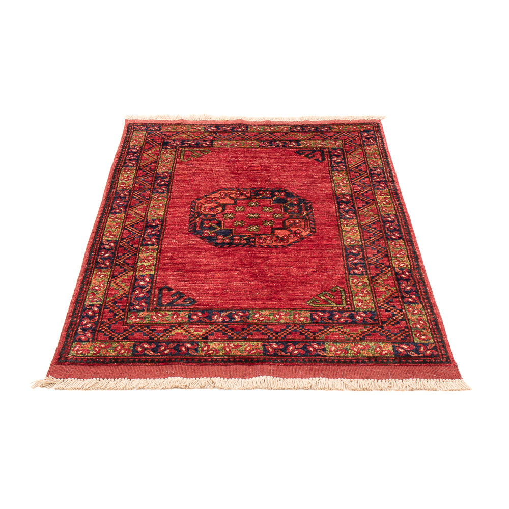 Afghaans tapijt - 123 x 83 cm - rood
