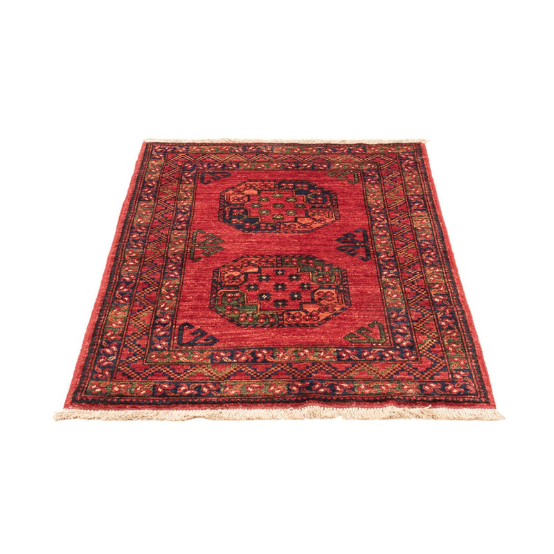 Afghaans tapijt - 126 x 84 cm - rood