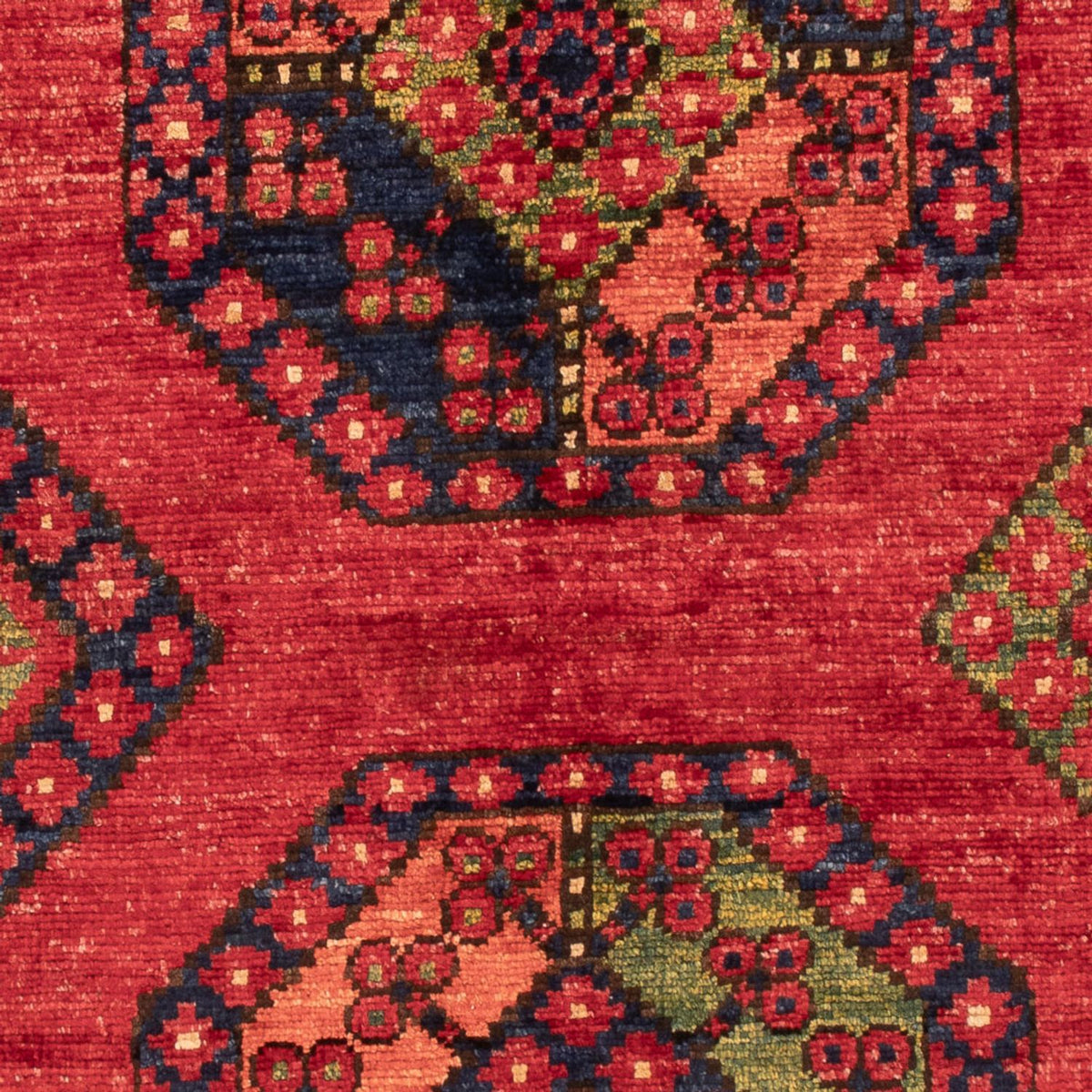 Afghaans tapijt - 123 x 82 cm - rood