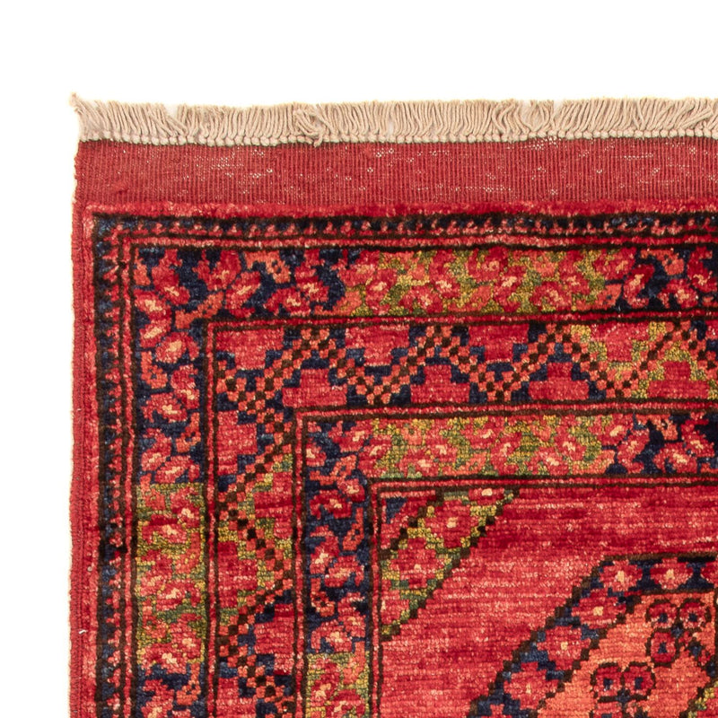 Afghaans tapijt - 123 x 82 cm - rood