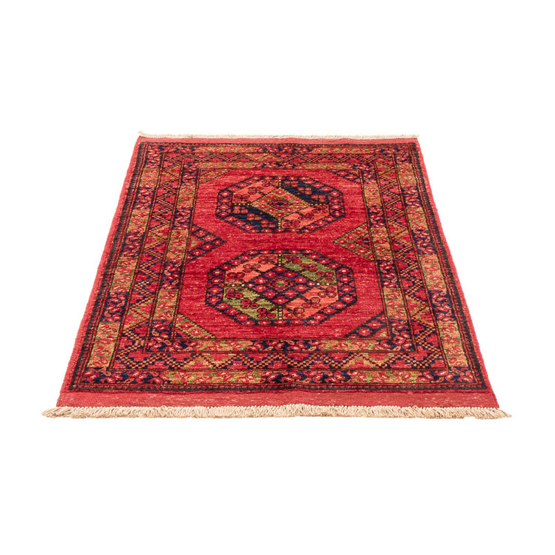Afghaans tapijt - 123 x 82 cm - rood