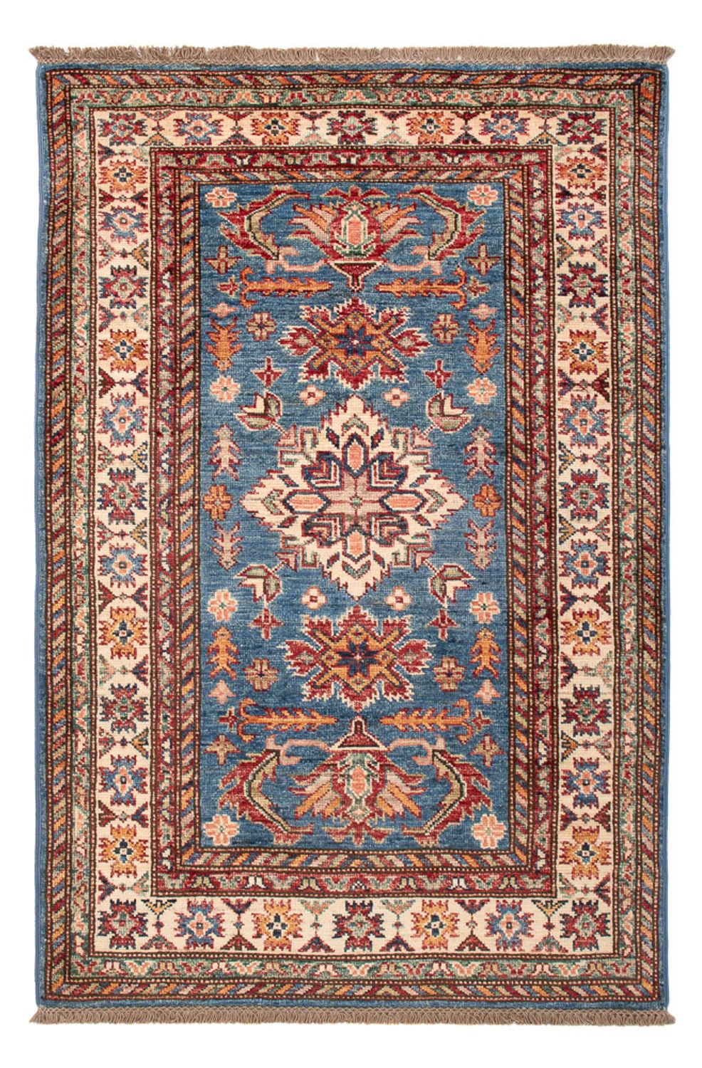 Ziegler Tapijt - Kazak - Koninklijke - 129 x 84 cm - blauw