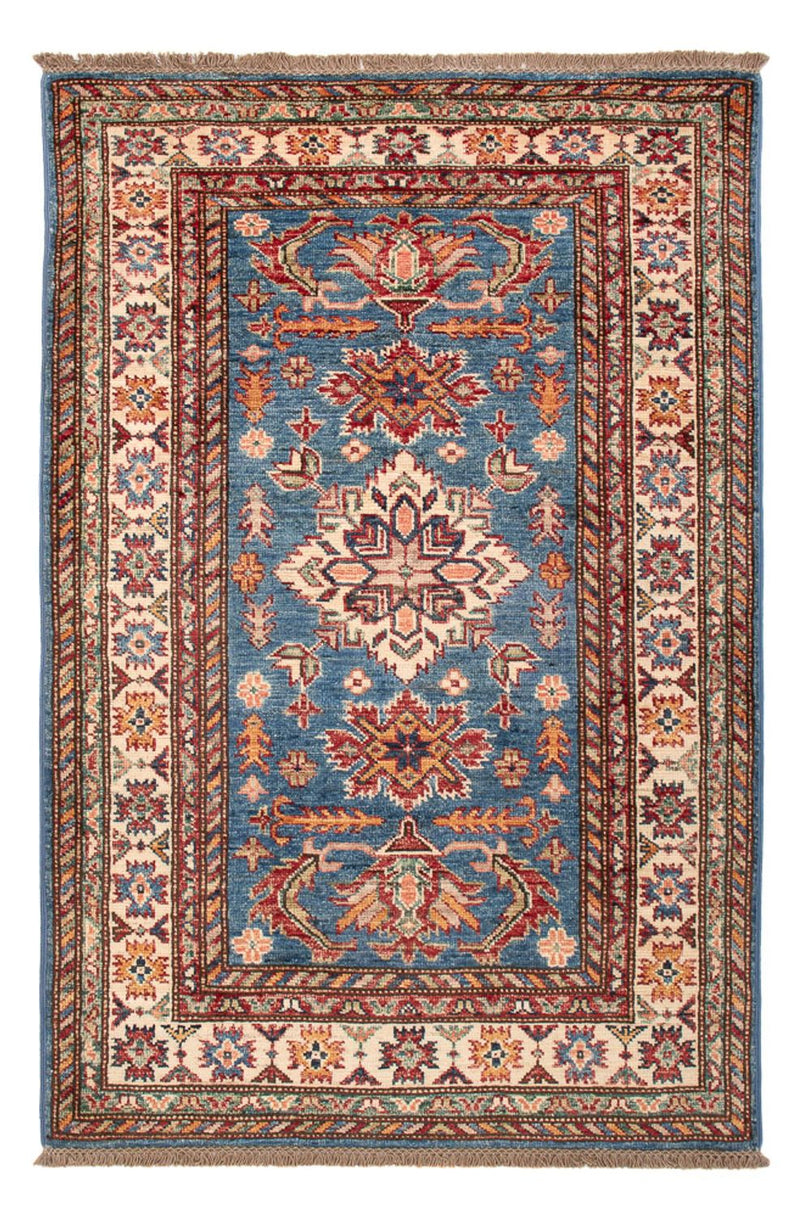 Ziegler Tapijt - Kazak - Koninklijke - 129 x 84 cm - blauw