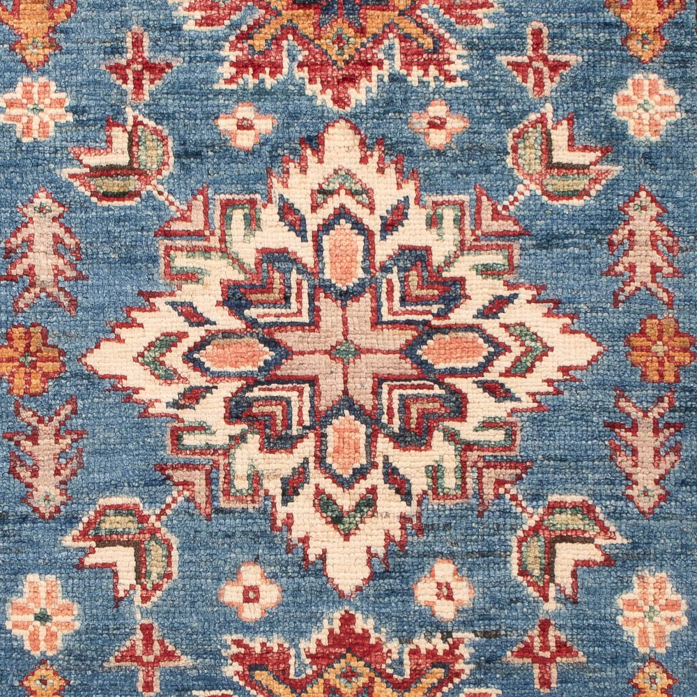 Ziegler Tapijt - Kazak - Koninklijke - 128 x 84 cm - blauw