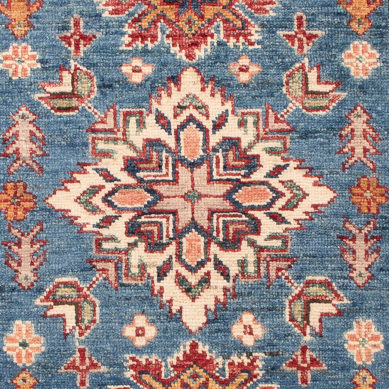 Ziegler Tapijt - Kazak - Koninklijke - 128 x 84 cm - blauw