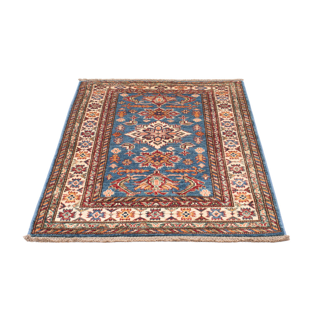 Ziegler Tapijt - Kazak - Koninklijke - 128 x 84 cm - blauw