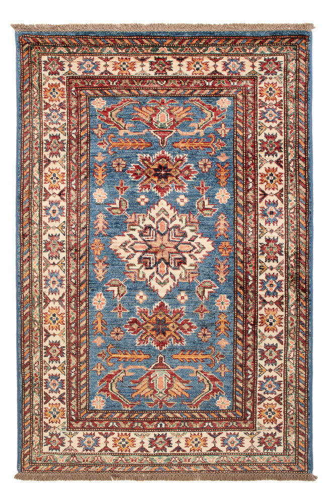 Ziegler Tapijt - Kazak - Koninklijke - 125 x 81 cm - blauw