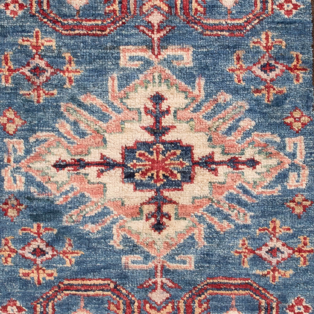 Ziegler Tapijt - Kazak - Koninklijke - 123 x 83 cm - blauw
