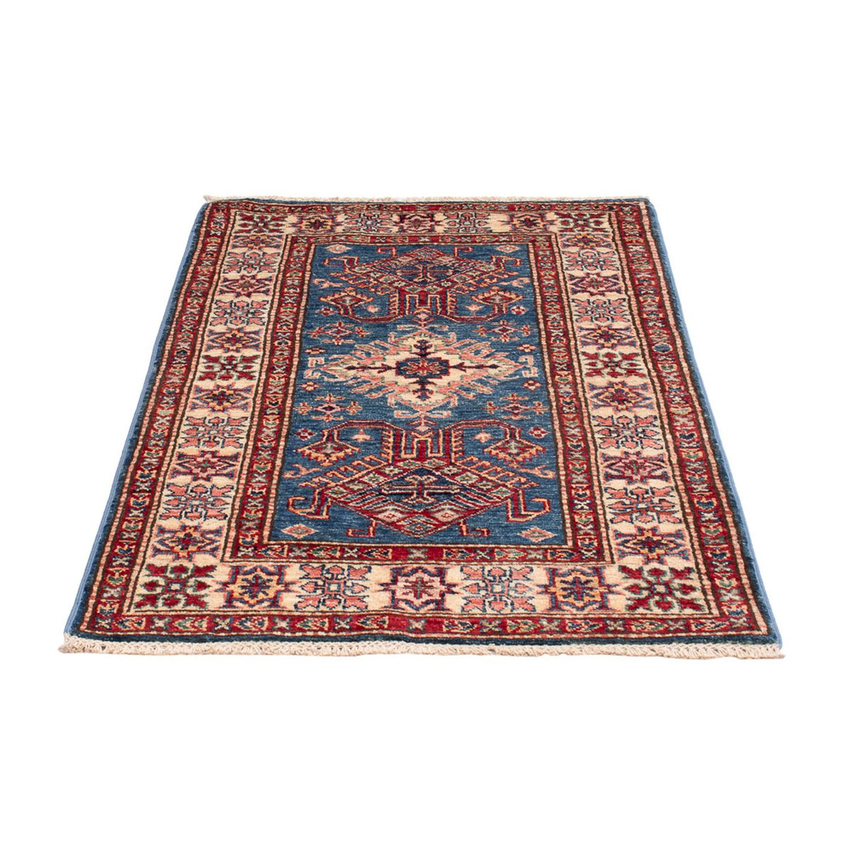 Ziegler Tapijt - Kazak - Koninklijke - 124 x 81 cm - blauw