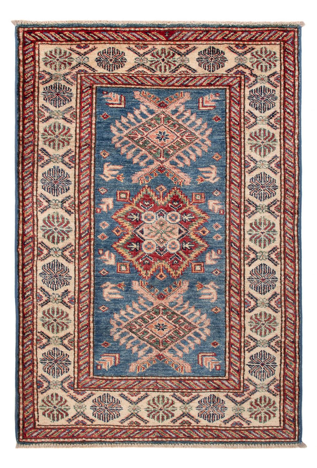 Ziegler Tapijt - Kazak - Koninklijke - 121 x 81 cm - blauw