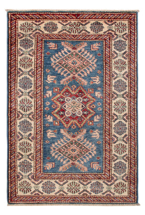 Ziegler Tapijt - Kazak - Koninklijke - 121 x 81 cm - blauw
