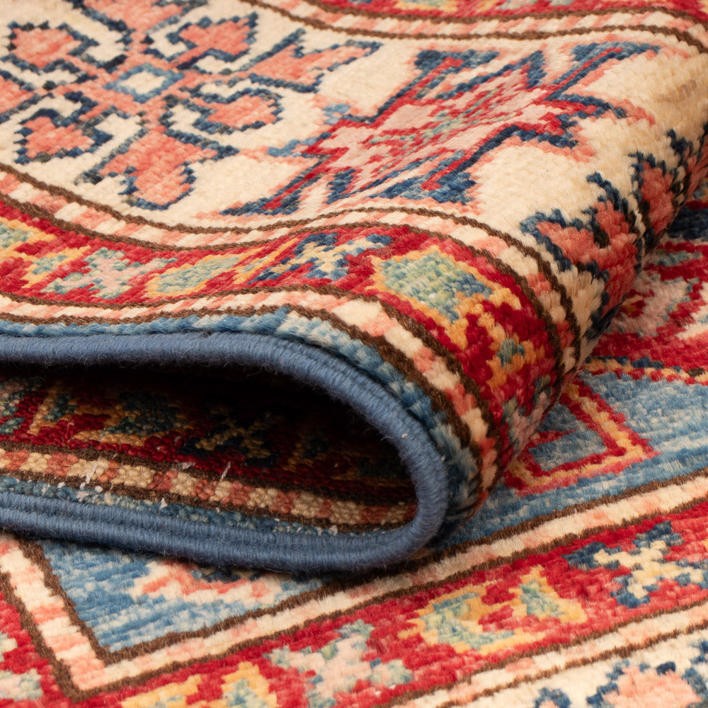 Ziegler Tapijt - Kazak - Koninklijke - 125 x 82 cm - blauw