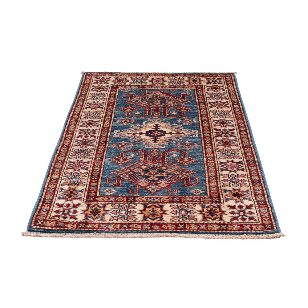 Ziegler Tapijt - Kazak - Koninklijke - 125 x 82 cm - blauw