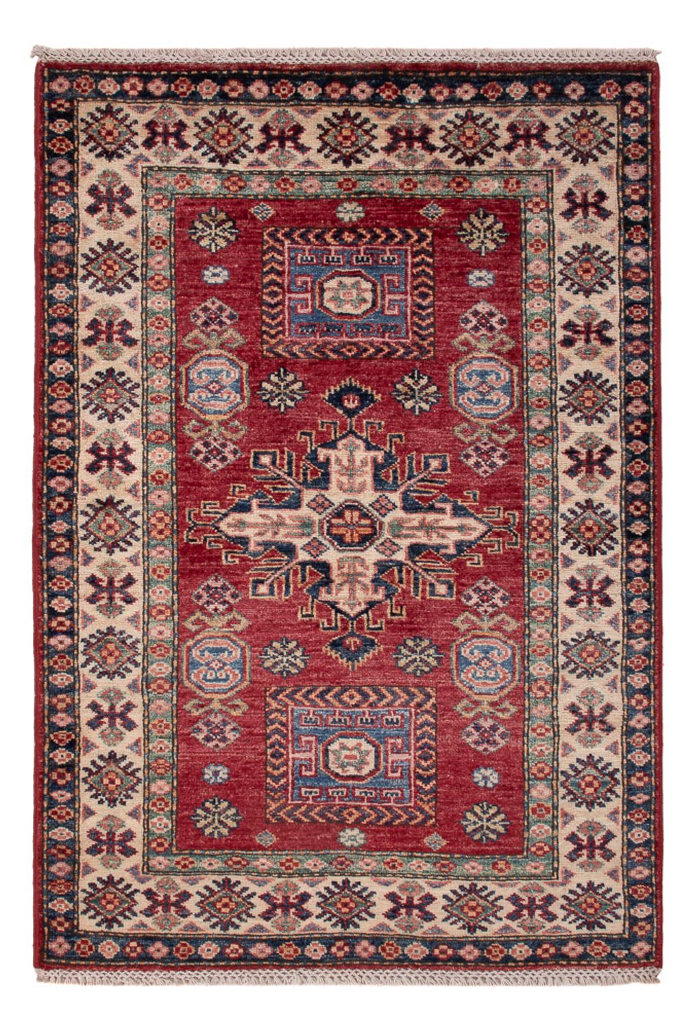 Ziegler Tapijt - Kazak - Koninklijke - 122 x 82 cm - bordeauxrood