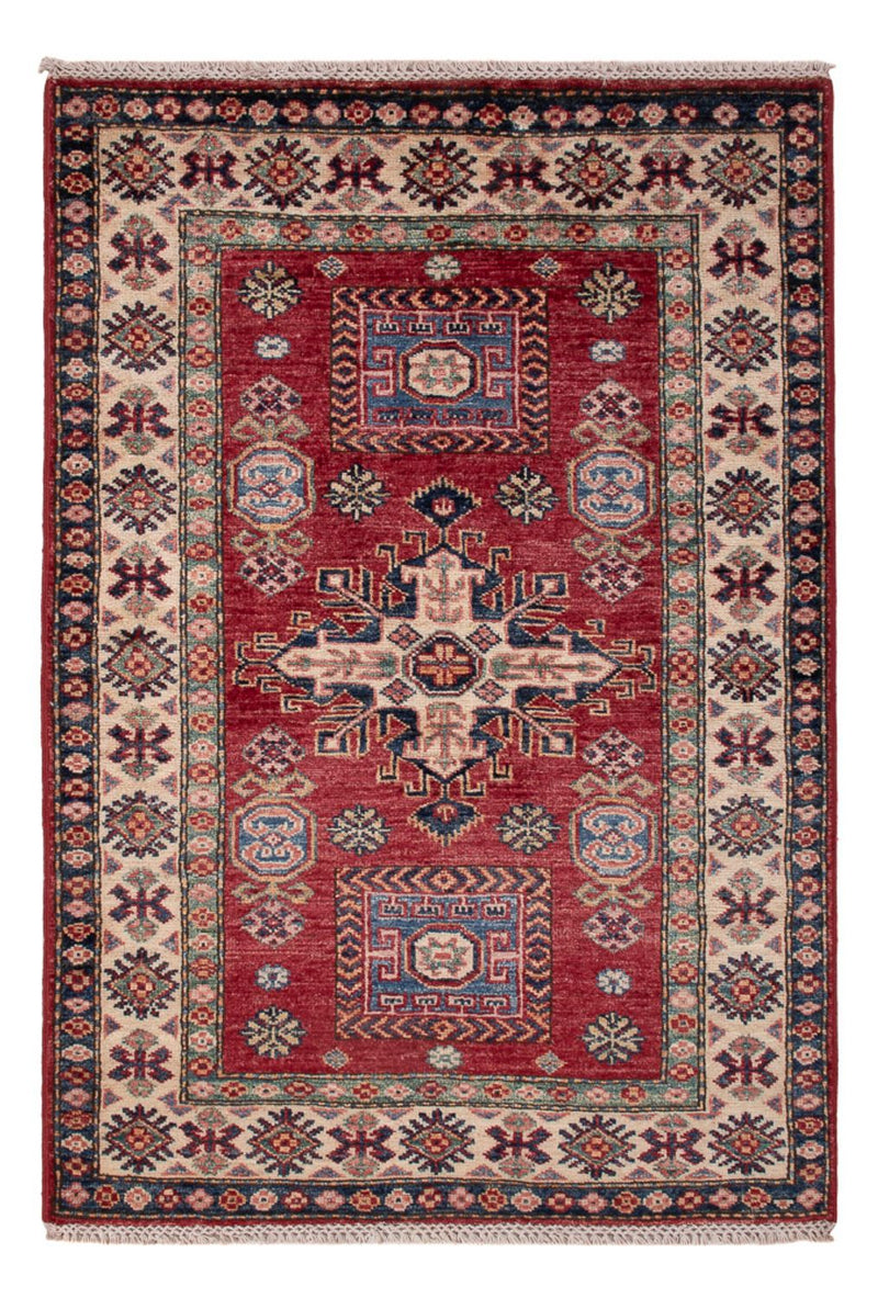 Ziegler Tapijt - Kazak - Koninklijke - 122 x 82 cm - bordeauxrood