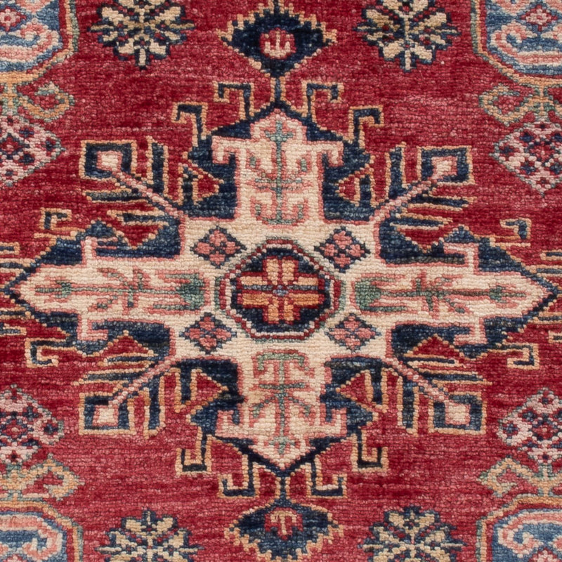 Ziegler Tapijt - Kazak - Koninklijke - 122 x 82 cm - bordeauxrood