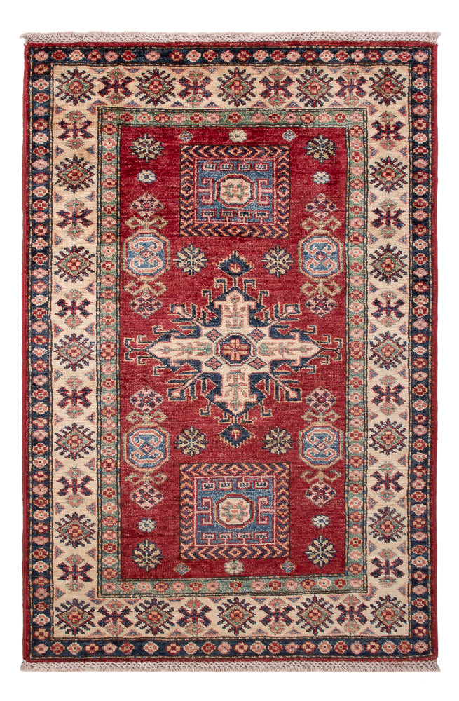 Ziegler Tapijt - Kazak - Koninklijke - 122 x 79 cm - bordeauxrood