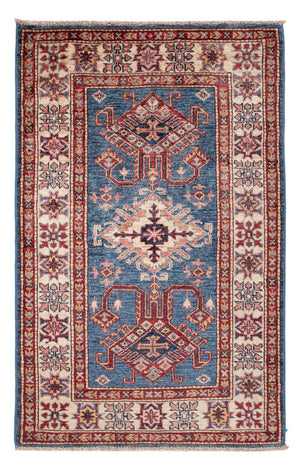 Ziegler Tapijt - Kazak - Koninklijke - 125 x 82 cm - blauw