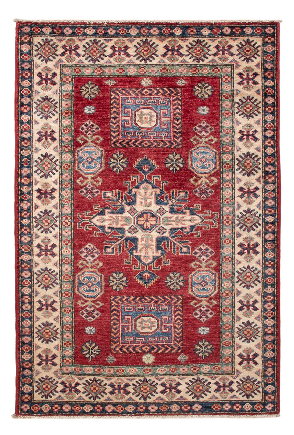 Ziegler Tapijt - Kazak - Koninklijke - 122 x 84 cm - bordeauxrood