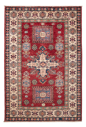 Ziegler Tapijt - Kazak - Koninklijke - 122 x 84 cm - bordeauxrood