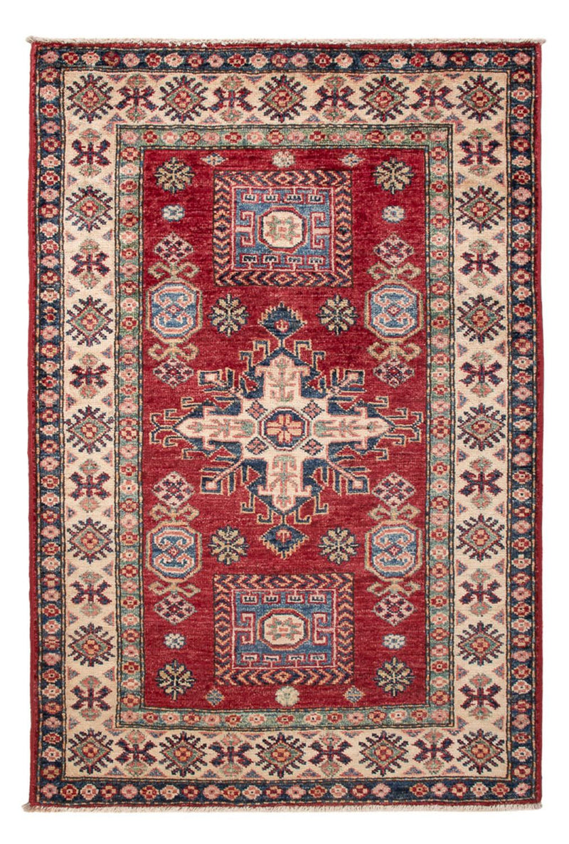 Ziegler Tapijt - Kazak - Koninklijke - 122 x 84 cm - bordeauxrood