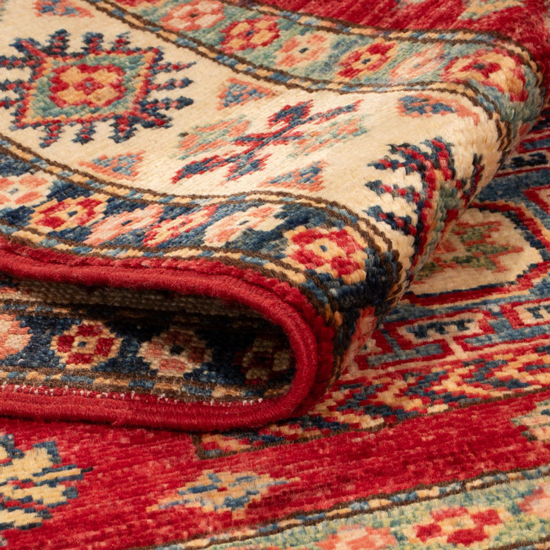 Ziegler Tapijt - Kazak - Koninklijke - 122 x 84 cm - bordeauxrood