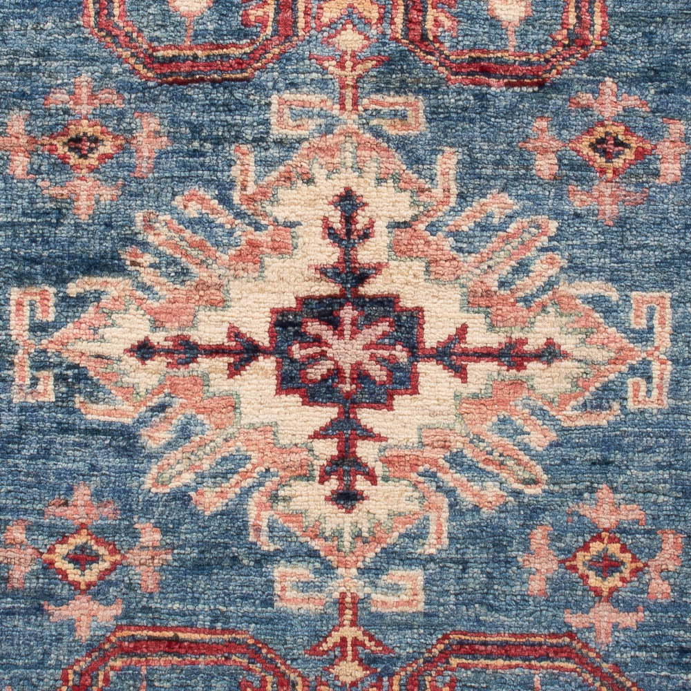 Ziegler Tapijt - Kazak - Koninklijke - 124 x 83 cm - blauw