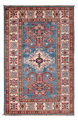 Ziegler Tapijt - Kazak - Koninklijke - 125 x 83 cm - blauw