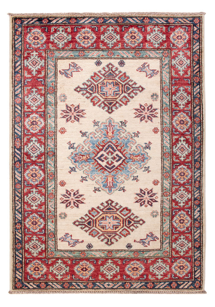 Ziegler Tapijt - Kazak - Koninklijke - 118 x 82 cm - beige