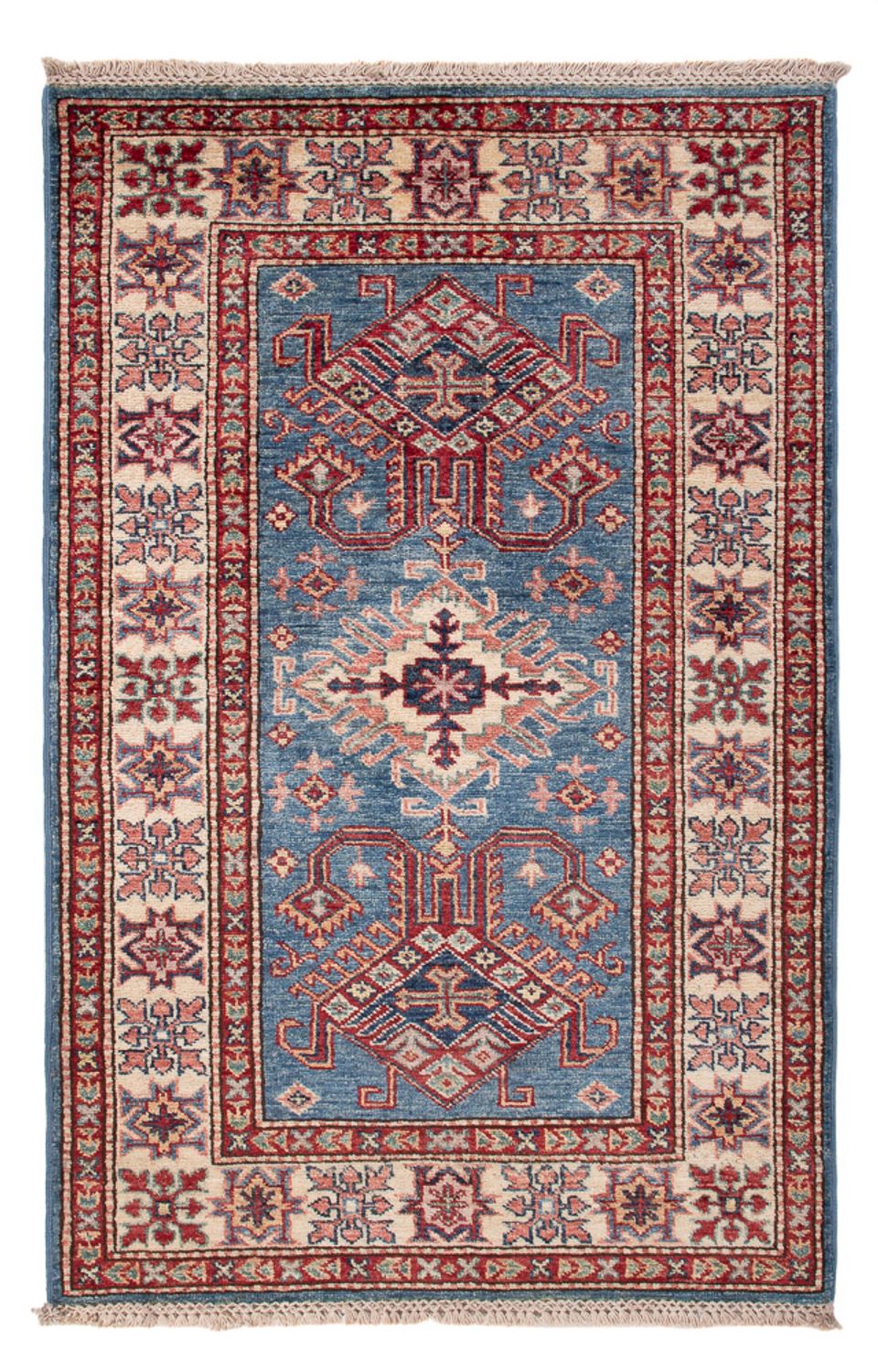 Ziegler Tapijt - Kazak - Koninklijke - 126 x 80 cm - blauw