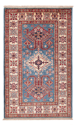 Ziegler Tapijt - Kazak - Koninklijke - 126 x 81 cm - blauw