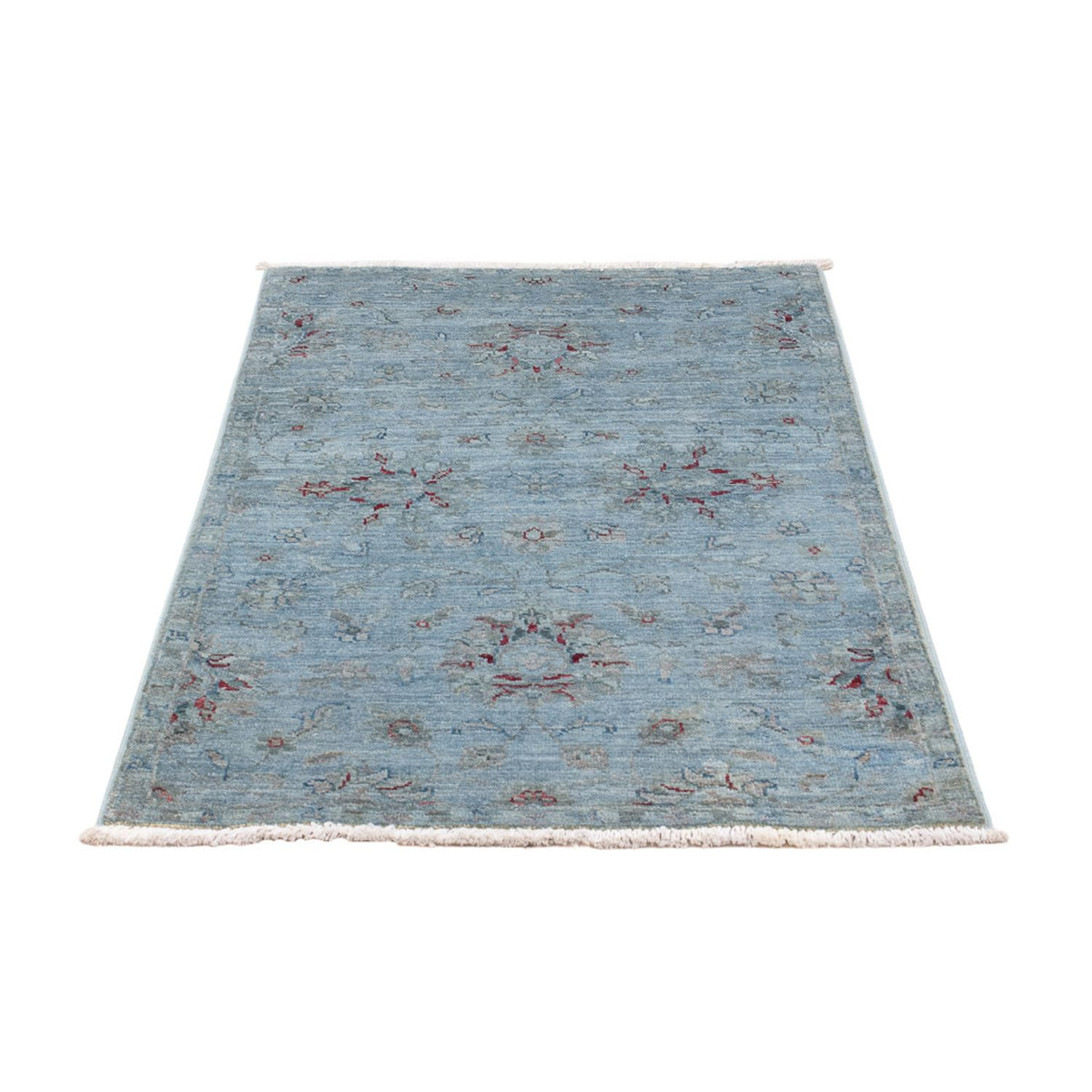 Ziegler tapijt - Modern - 123 x 72 cm - benzine blauw
