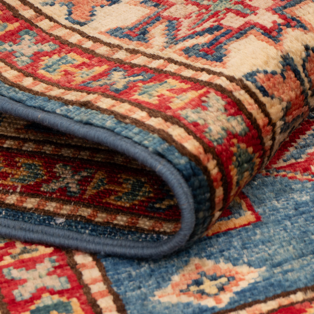 Ziegler Tapijt - Kazak - Koninklijke - 118 x 78 cm - blauw