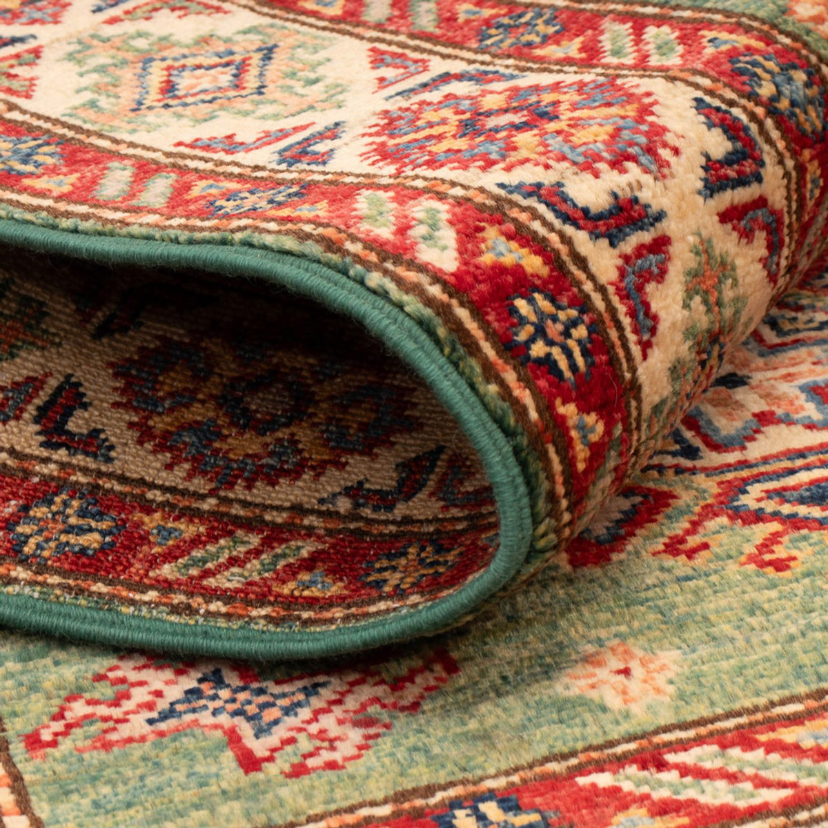 Ziegler Tapijt - Kazak - Koninklijke - 117 x 77 cm - groen