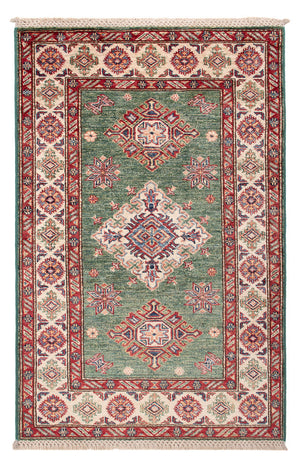 Ziegler Tapijt - Kazak - Koninklijke - 117 x 76 cm - groen