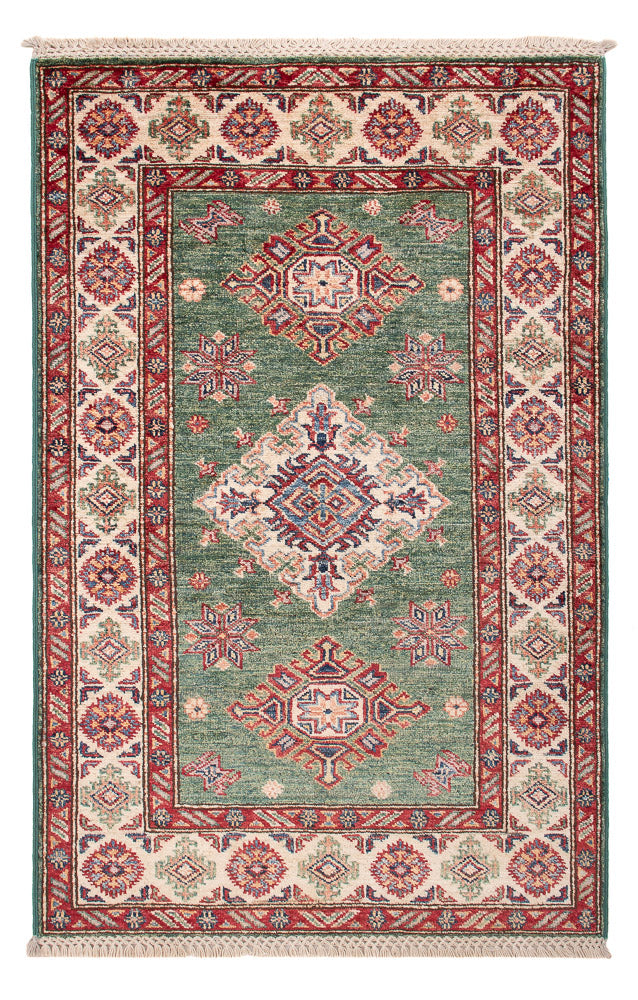Ziegler Tapijt - Kazak - Koninklijke - 117 x 76 cm - groen