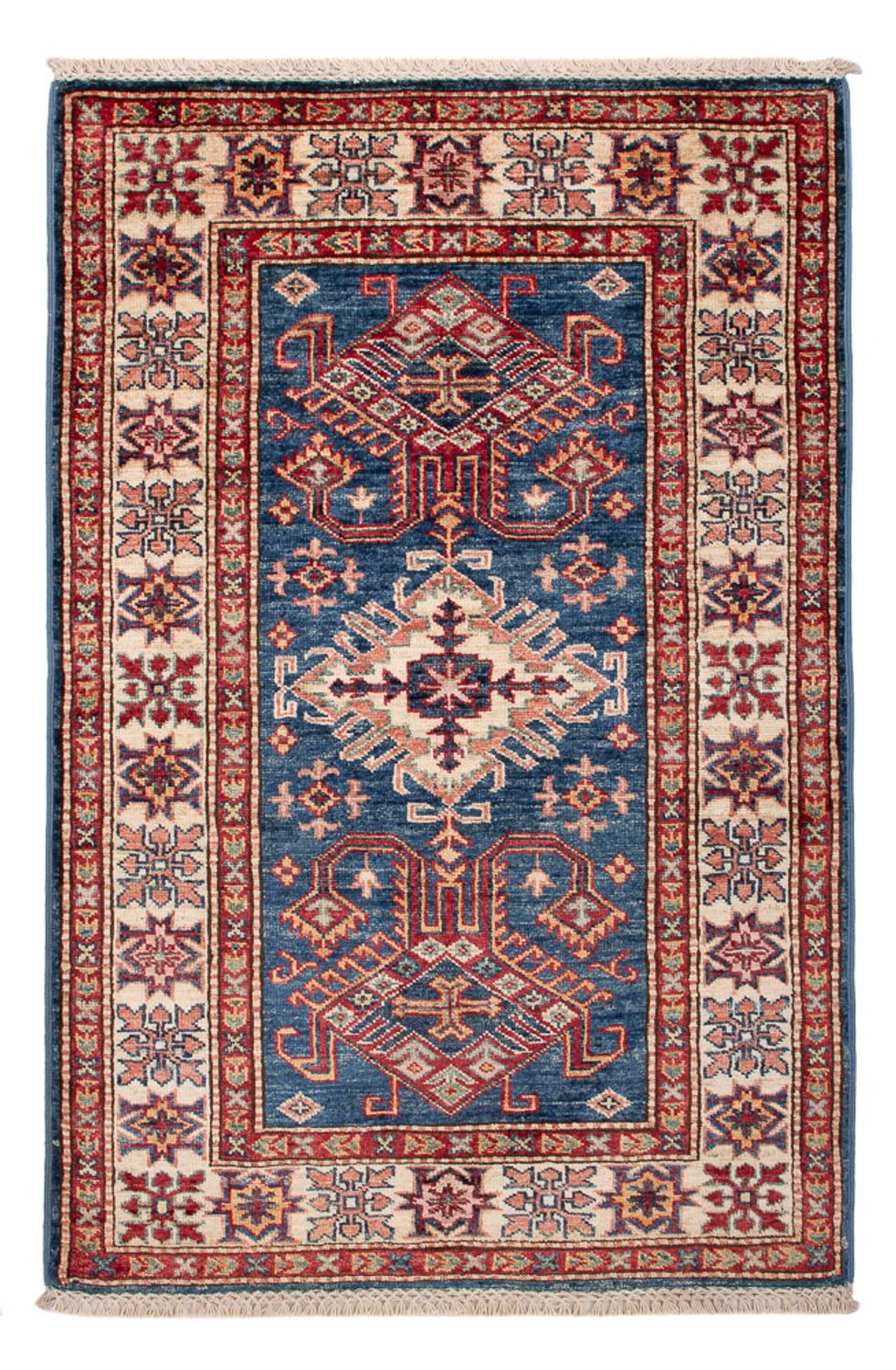 Ziegler Tapijt - Kazak - Koninklijke - 122 x 79 cm - blauw