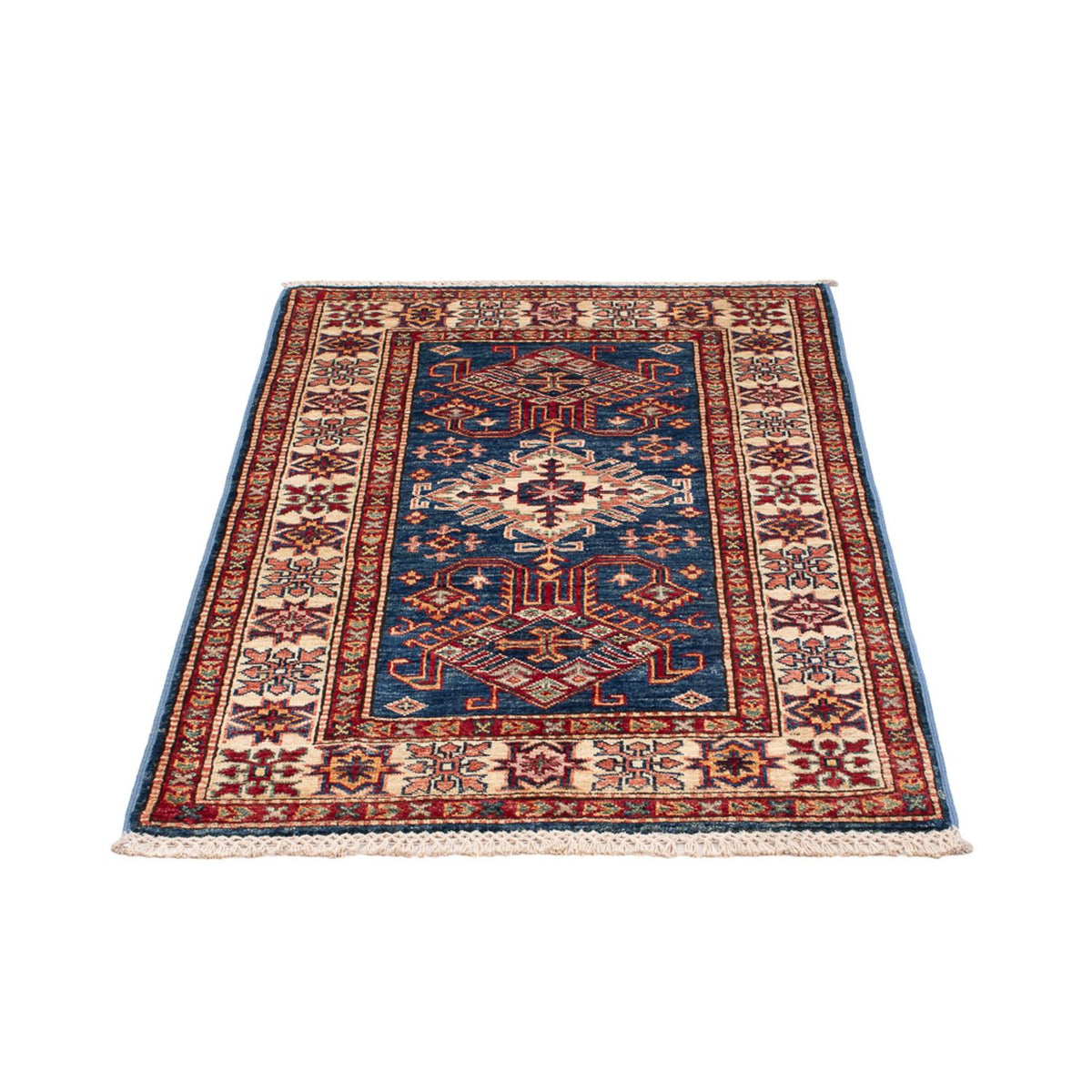 Ziegler Tapijt - Kazak - Koninklijke - 122 x 79 cm - blauw