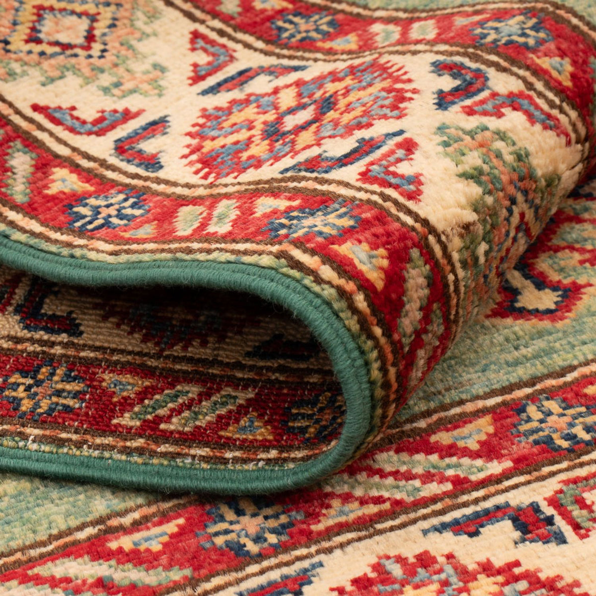 Ziegler Tapijt - Kazak - Koninklijke - 121 x 79 cm - groen