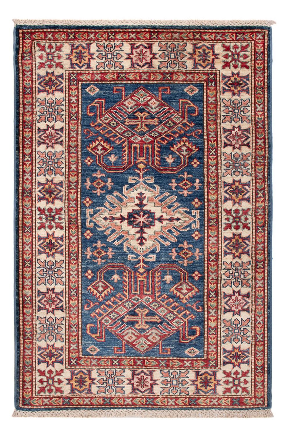 Ziegler Tapijt - Kazak - Koninklijke - 122 x 80 cm - blauw