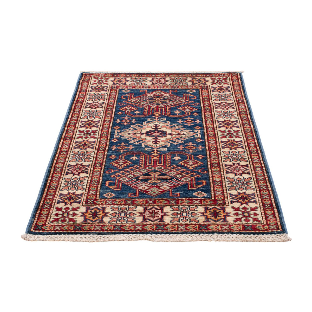 Ziegler Tapijt - Kazak - Koninklijke - 122 x 80 cm - blauw