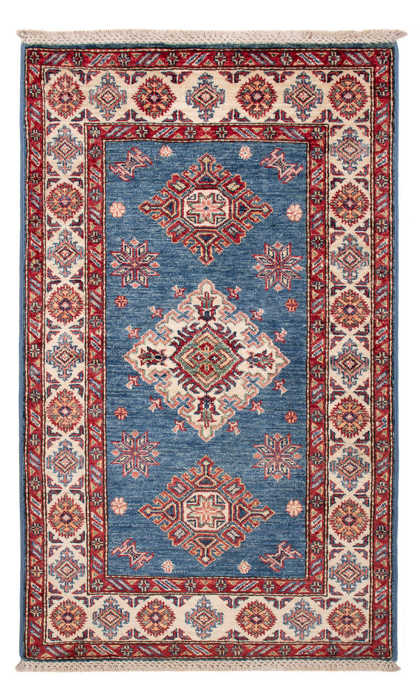 Ziegler Tapijt - Kazak - Koninklijke - 129 x 77 cm - blauw