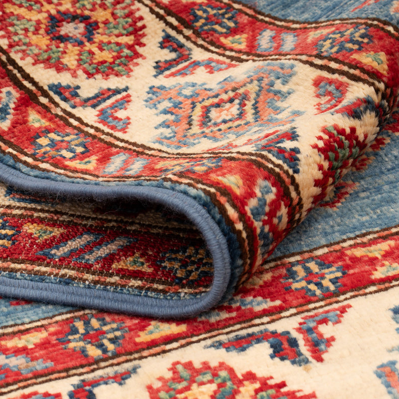 Ziegler Tapijt - Kazak - Koninklijke - 129 x 77 cm - blauw