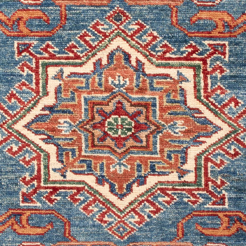Ziegler Tapijt - Kazak - Koninklijke - 124 x 85 cm - blauw