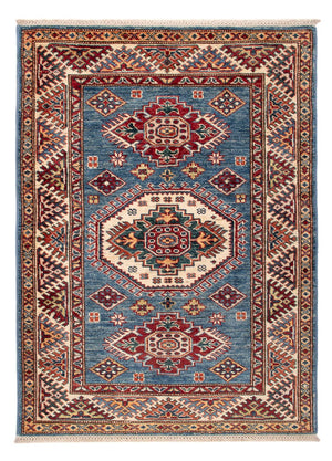 Ziegler Tapijt - Kazak - Koninklijke - 124 x 89 cm - blauw