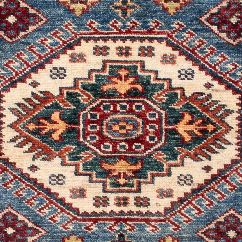 Ziegler Tapijt - Kazak - Koninklijke - 124 x 89 cm - blauw