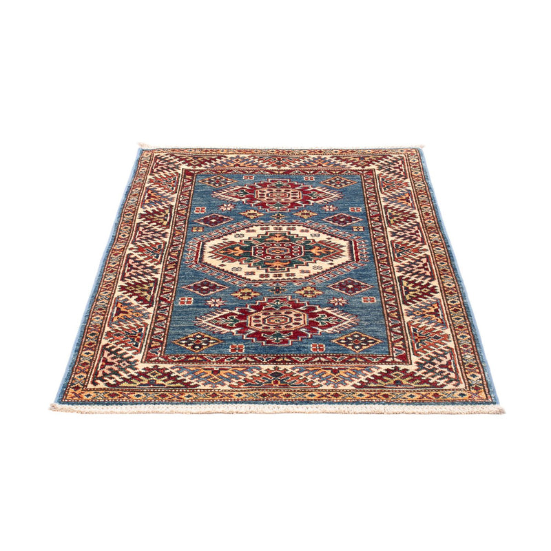 Ziegler Tapijt - Kazak - Koninklijke - 124 x 89 cm - blauw