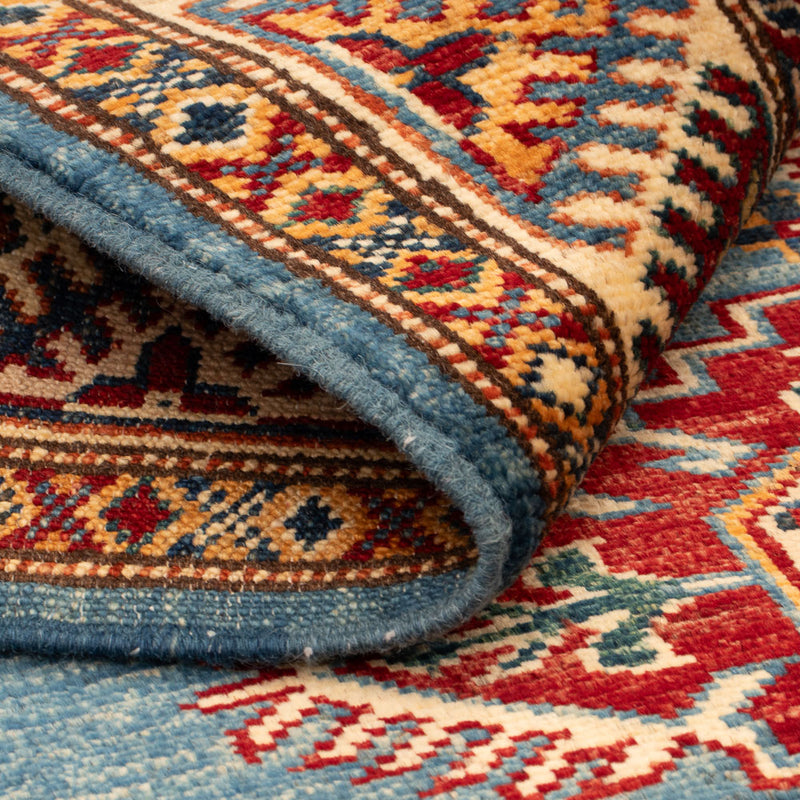 Ziegler Tapijt - Kazak - Koninklijke - 121 x 92 cm - blauw