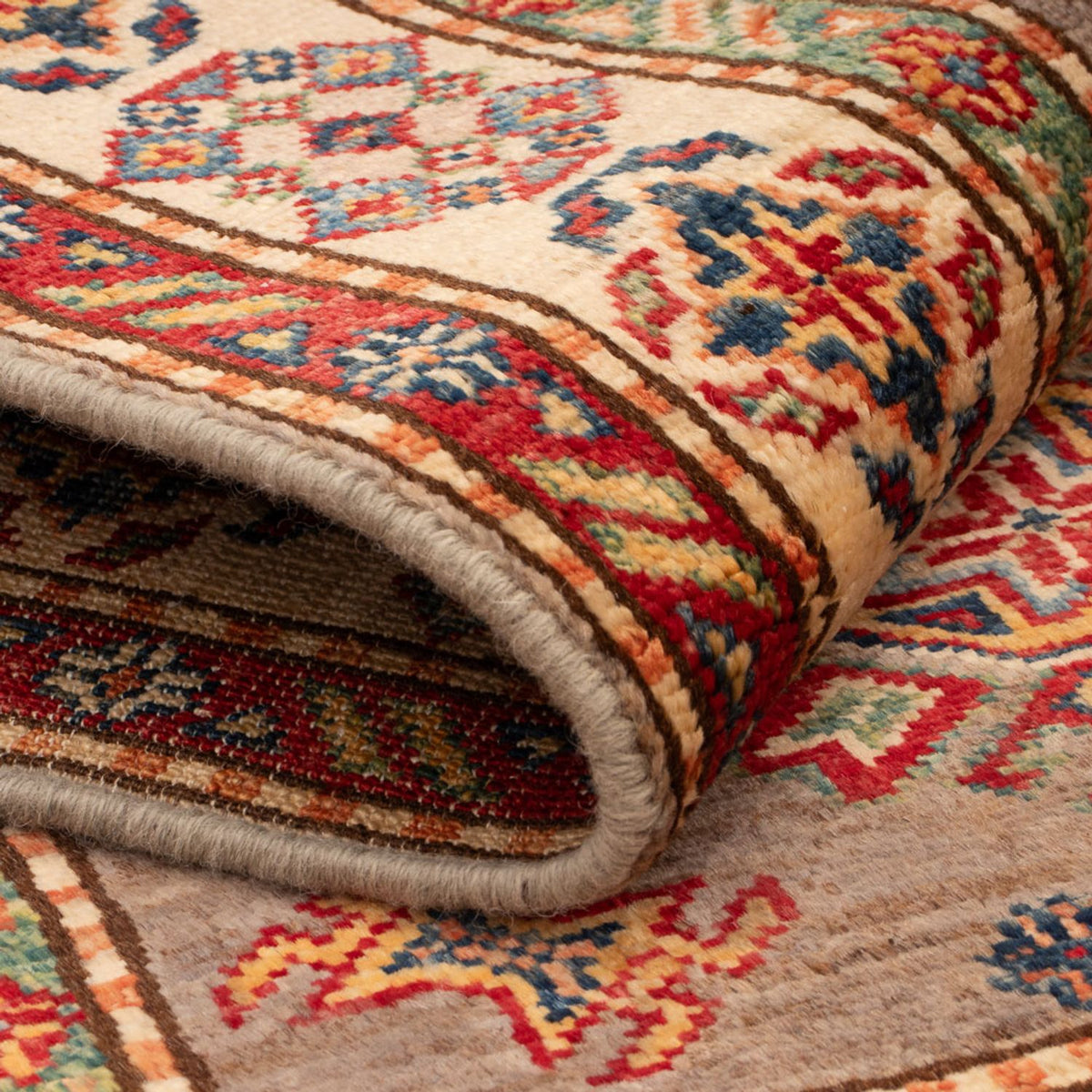 Ziegler Tapijt - Kazak - Koninklijke - 127 x 78 cm - taupe