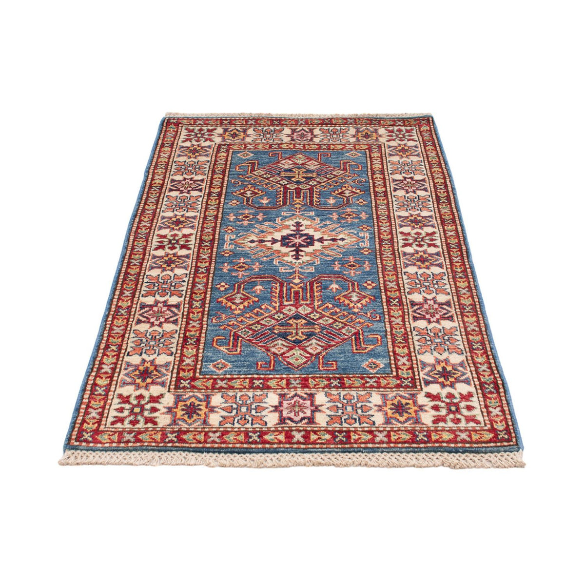 Ziegler Tapijt - Kazak - Koninklijke - 125 x 80 cm - blauw